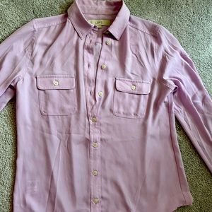 Loft XS light purple violet button down